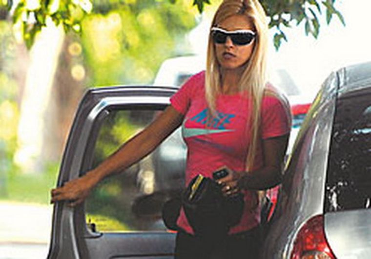 María Laura Arredondo, la esposa de La Hiena Barrios.