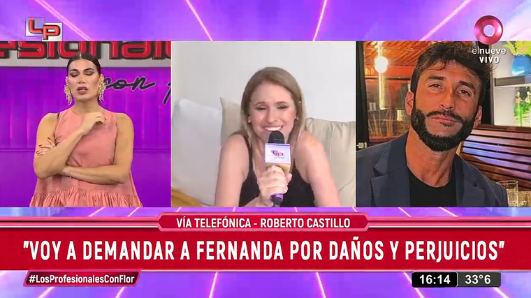 Roberto Castilló confirmó que denunciará a Fernanda Iglesias. Roberto Castilló confirmó que denunciará a Fernanda Iglesias. 