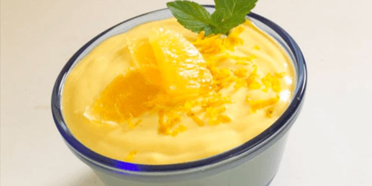 Postre de naranja.