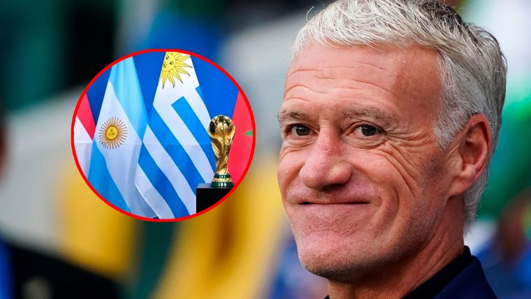 Deschamps se puso en contra de Argentina, Paraguay y Uruguay como sedes del 2030 Foto: EFE