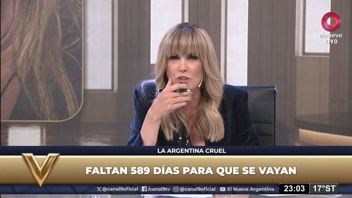 Viviana Canosa regresa a la TV y acusa a Milei de lucrar con su cargo: "¿Cuánto cobró, cinco palos?" — image 1