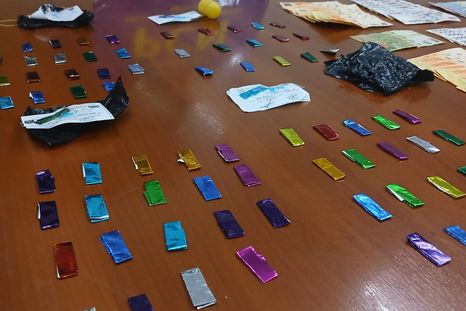 Los paquetes de cocaína encontrados en el domicilio de Guaymallén. Los paquetes de cocaína encontrados en el domicilio de Guaymallén.