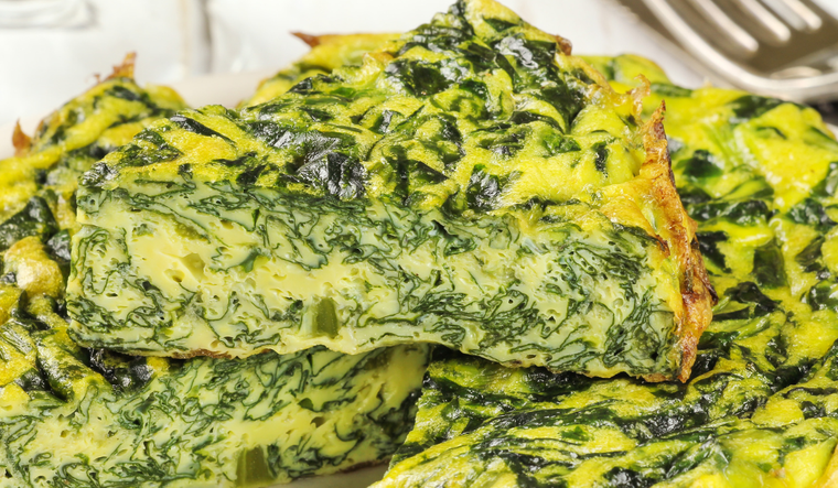 Te resolvemos las comidas de verano, tortilla de espinacas Te resolvemos las comidas de verano, tortilla de espinacas