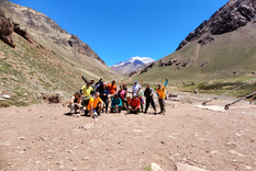 El Parque Provincial Aconcagua es uno de los sitios más elegidos para trekking cortos y largos en esta temporada.