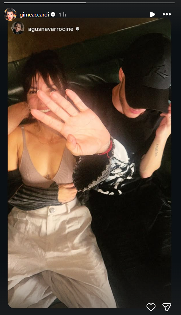 La foto de Gimena Accardi junto a un hombre. Foto: Instagram / @gimeaccardi. La foto de Gimena Accardi junto a un hombre. Foto: Instagram / @gimeaccardi.