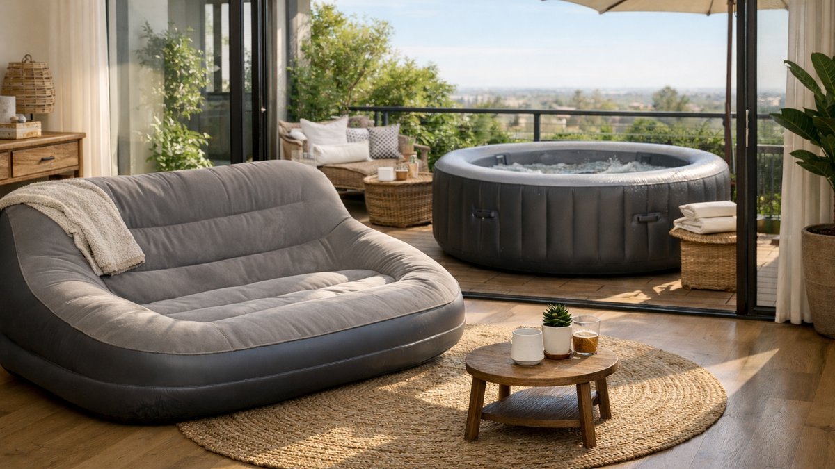 Inflables y relax: cada vez más argentinos invierten en el confort diario