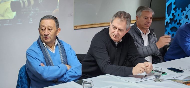 Celso Jaque, Omar Félix y Alejandro Molero. Foto: Prensa Municipalidad de San Rafael