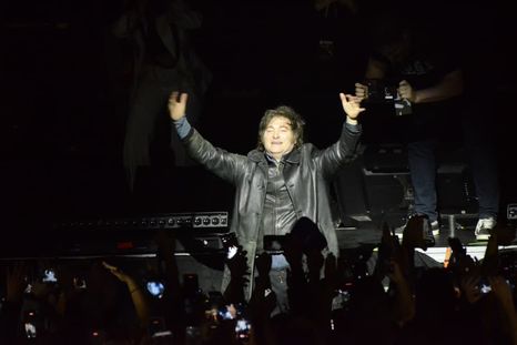 Javier Milei encabezó un nuevo musical libertario Javier Milei encabezó un nuevo musical libertario