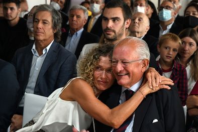 MDZol | El doctor Abel Albino y Maru Botana, madrina de la Fundación Conin,  vivieron con gran emoción la inauguración del hospital Foto: ALF PONCE MERCADO / MDZ