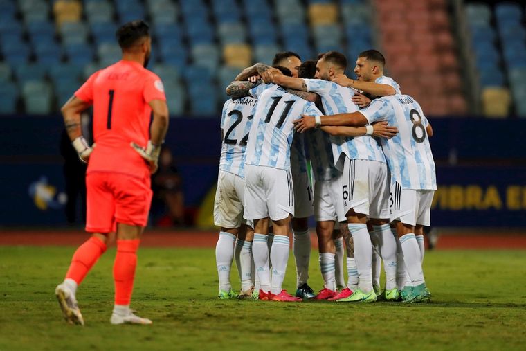 La Selección está en semifinales y nadie le quita la ilusión Foto: EFE