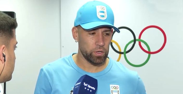 Otamendi y su definición sobre el escándalo del final. Foto: Captura