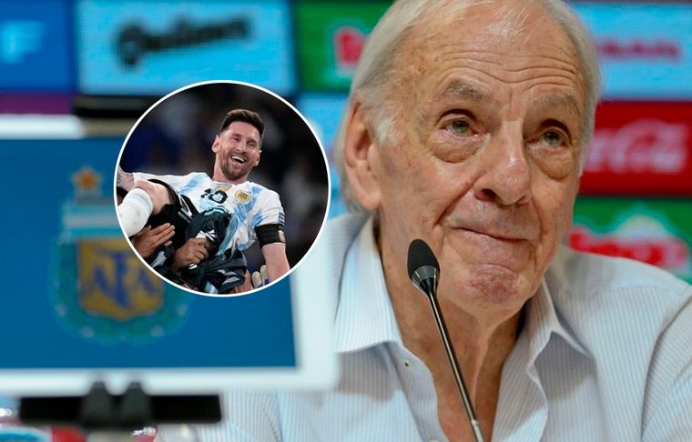 Menotti Menotti aseguró que ve a Messi feliz por el plantel que lo acompaña.