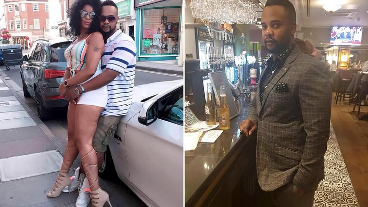 Brian Mupeya y su esposa. Foto: DailyMail.