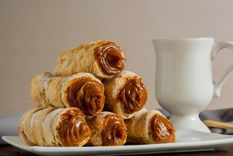 Cañoncitos de dulce de leche: un postre irresistible Foto: Shutterstock