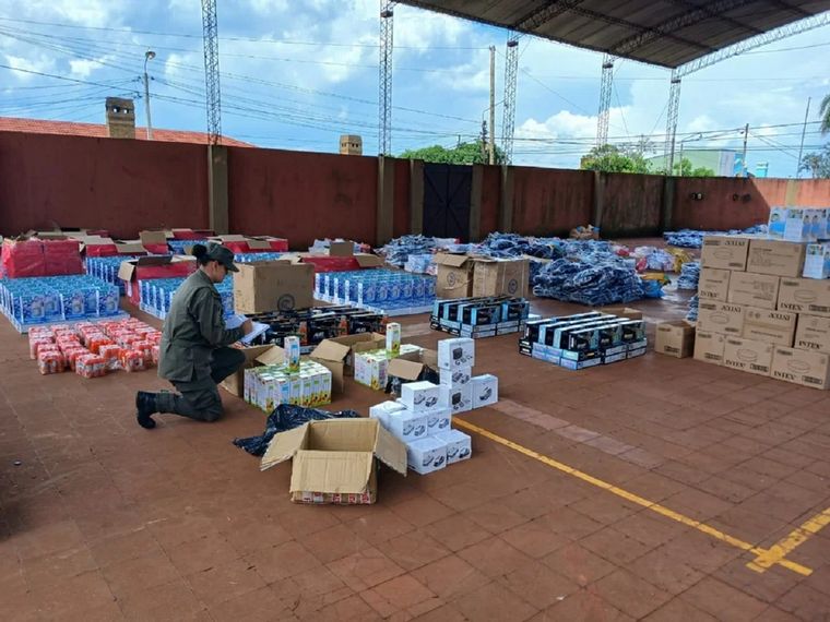 Gendarmería incautó mercadería de contrabando con un valor superior a los 325 millones de pesos Foto: NA