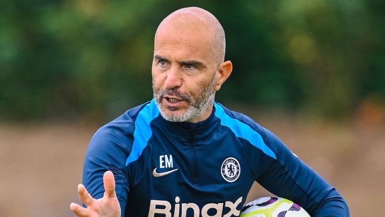 Enzo Maresca, DT del Chelsea. Foto: @ChelseaFC