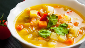 Una receta perfecta de sopa cremosa de vegetales Una receta perfecta de sopa cremosa de vegetales