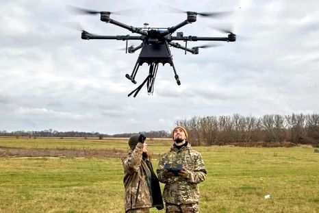 Los drones, armas preferidas en la guerra entre Ucrania y Rusia. Foto: Efe. Los drones, armas preferidas en la guerra entre Ucrania y Rusia. Foto: Efe.
