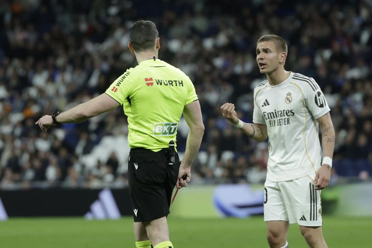 Franco Mastantuono fue expulsado en la caída de Real Madrid ante Getafe.