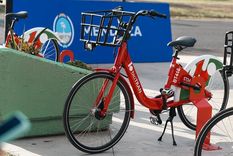 Bicicletas que brinda el servicio de Bicitran en Mendoza.