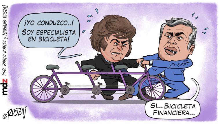 viñeta cornejo milei 76-MDZ-Bicicleta-1