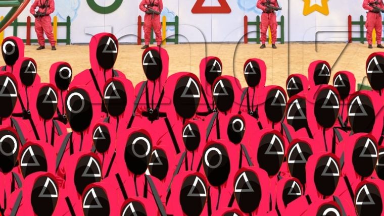 Acertijo visual, reto visual, el juego del calamar Fuente: MDZ Online Foto: Archivo MDZ