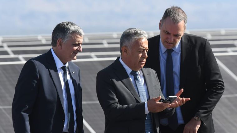 horacio marin alfredo cornejo manuel adorni el que mado parque solar