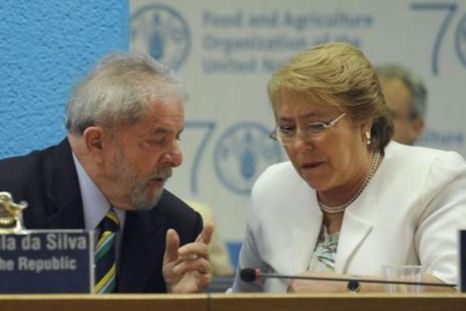 Luisz Inácio Lula da Silva apoya a Michelle Bachelet para que llegue a la ONU. Foto Efe Luisz Inácio Lula da Silva apoya a Michelle Bachelet para que llegue a la ONU. Foto Efe