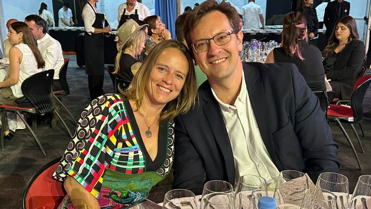 Marcos Trionfi y Andrea Aellén. Marcos Trionfi y Andrea Aellén.