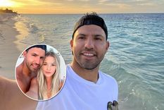 El Kun a pleno en una playa increíble Agüero y su novia disfrutan del sol y la arena El Kun a pleno en una playa increíble Agüero y su novia disfrutan del sol y la arena
