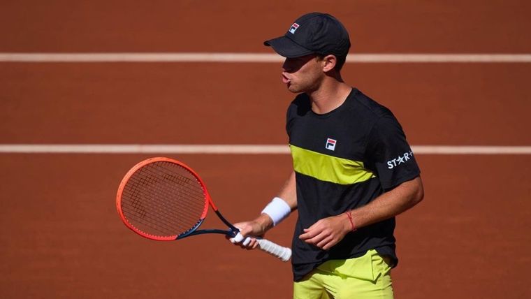 Diego Schwartzman se despidió rápido de Barcelona. Foto: @dieschwartzman
