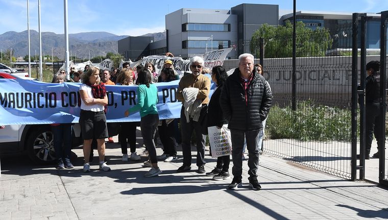 El lunes hubo una protesta en el Polo Judicial para pedir por la liberación de los detenidos Foto: ALF PONCE MERCADO / MDZ