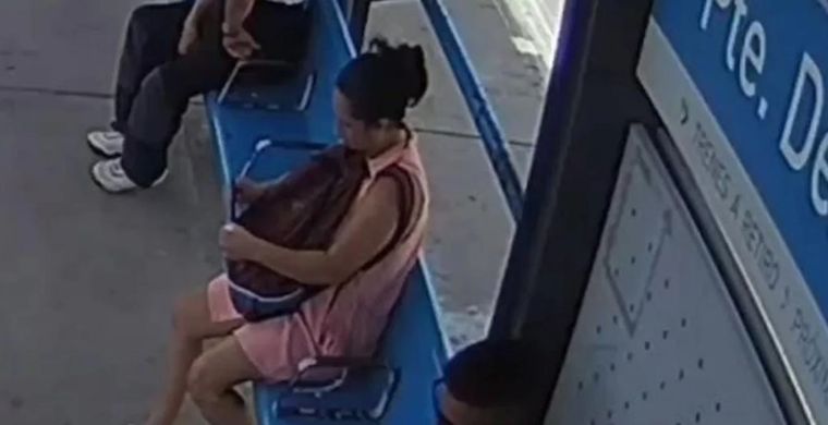 La acusada en el crimen, cuando fue apresada Foto: NA