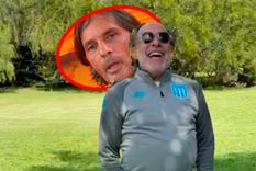 Francella chicaneó por la victoria de Racing y Gustavo López lo insultó. Francella chicaneó por la victoria de Racing y Gustavo López lo insultó.