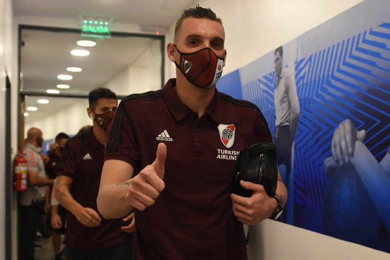 El arquero se lesionó con la Selección Foto: River Plate