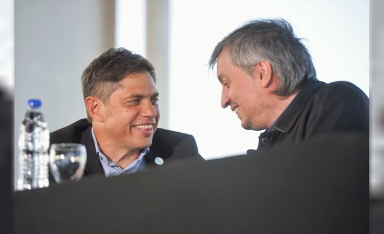 Máximo Kirchner y Axel Kicillof participarán juntos de un acto en homenaje a Perón. Foto: NA