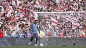 Agustín Marchesín y una polémica frase sobre el partido entre el Bayern y Benfica. Foto: EFE Agustín Marchesín y una polémica frase sobre el partido entre el Bayern y Benfica. Foto: EFE