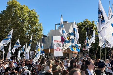 Marcha del 24 de marzo en Buenos Aires.
