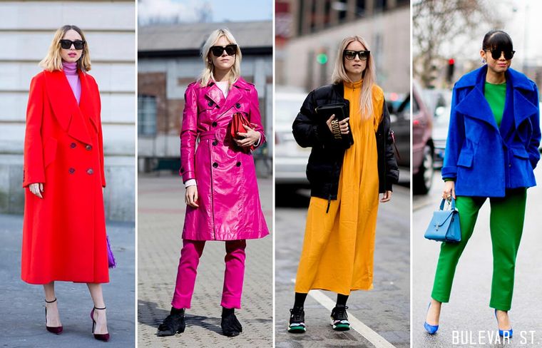 Los colores de acuerdo a los signos.