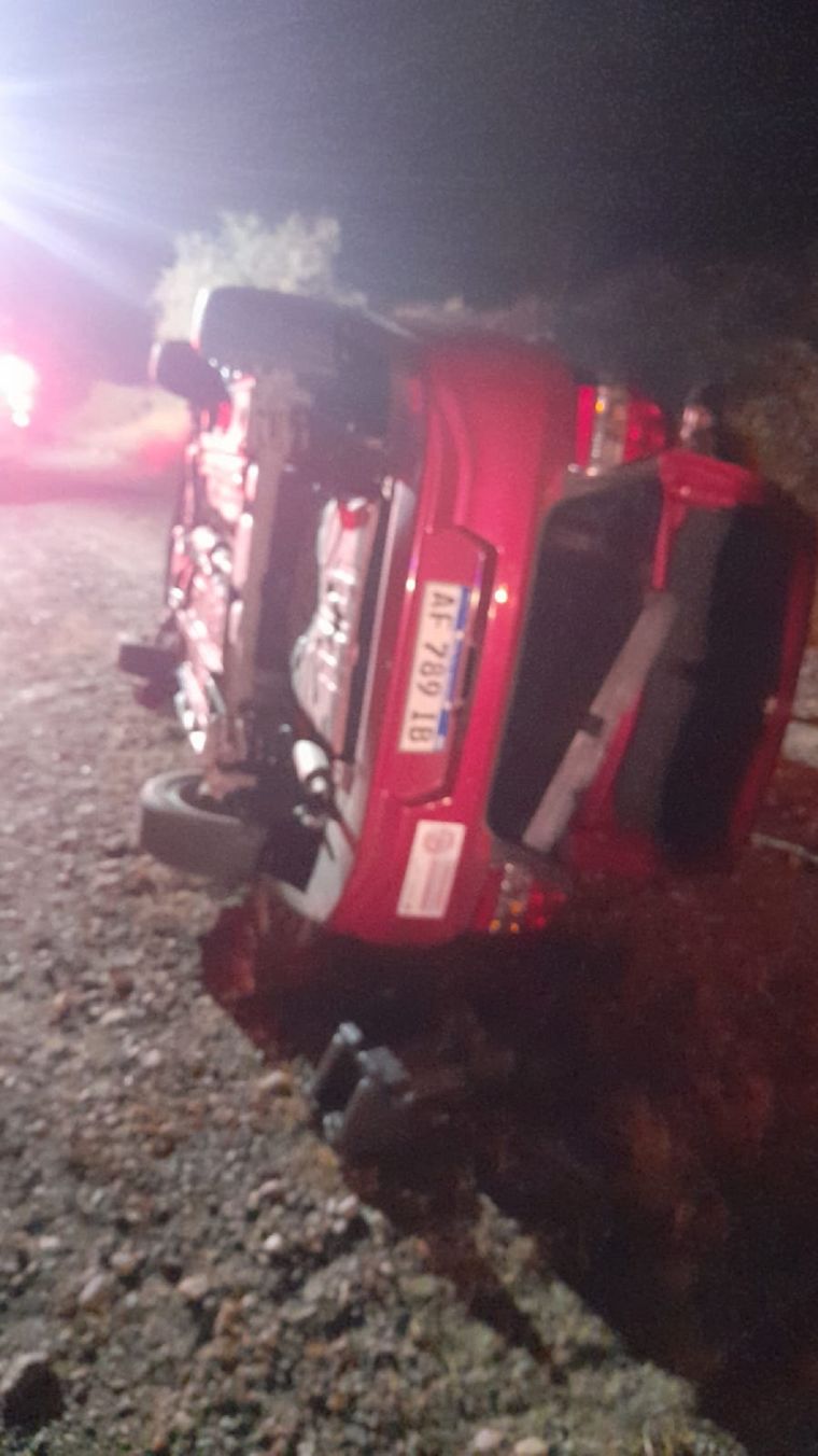 Así quedó uno de los vehículos Foto: Gentileza