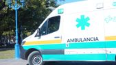 Una ambulancia trasladó al niño hasta el Hospital Notti Una ambulancia trasladó al niño hasta el Hospital Notti