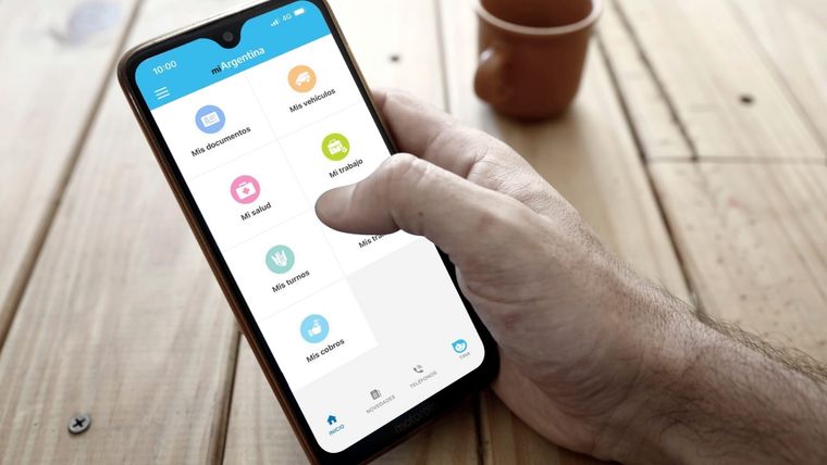 Una curiosa advertencia apareció en la app Mi Argentina