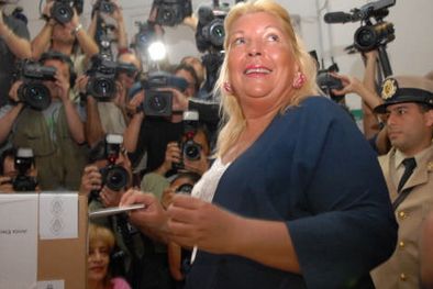 MDZol | Elisa Carrió afirmó estar contenta con los resultados obtenidos. Foto: Telam