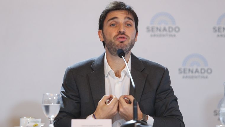 Ignacio Torres adelantó la posición que tomarán los senadores patagónicos cuando se vote el proyecto en la Cámara Alta Foto: NA
