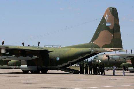 Imagen ilustrativa. El hércules TC-66 interrumpió el viaje a Dinamarca por una falla técnica y regresó a El Palomar para mantenimiento.