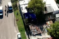 La casa de Florencio Varela donde aparecieron las chicas.