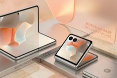 El nuevo teléfono de Motorola destaca por sus terminaciones de lujo y diseño vanguardista.