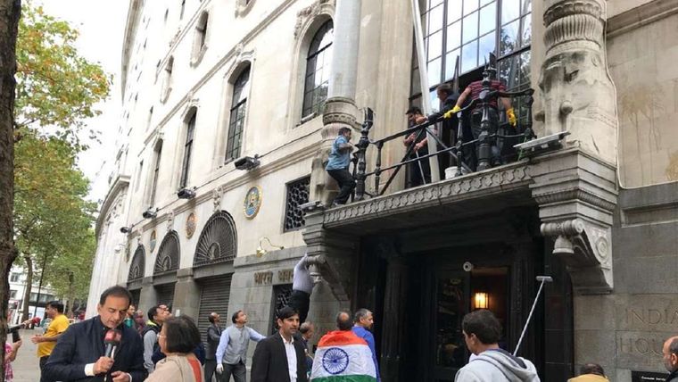 Embajada India en Londres La Embajada de India, en Londres. Foto: Dna.