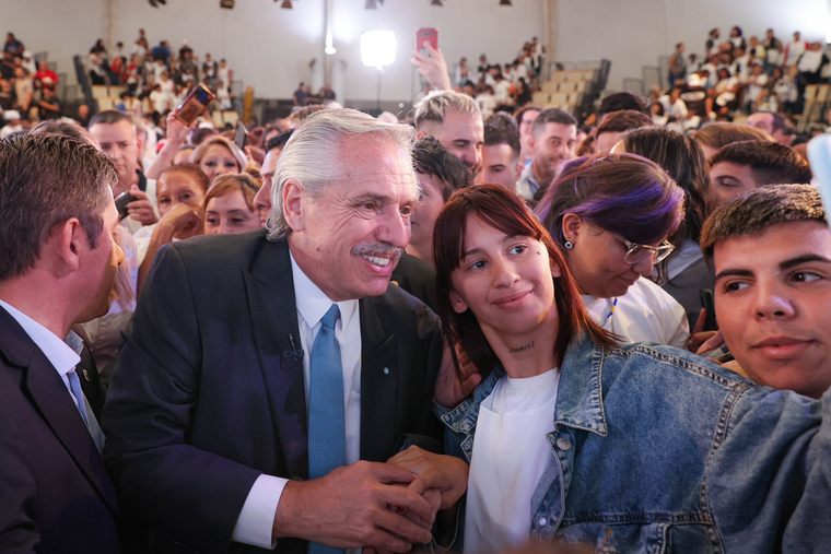 Foto: Twitter Alberto Fernández