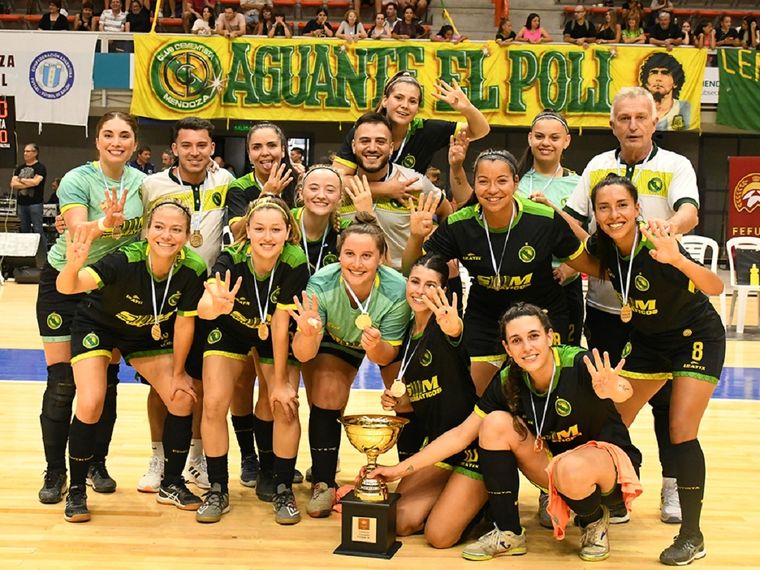 El Poli es rey de Mendoza Foto: Futsal de Primera